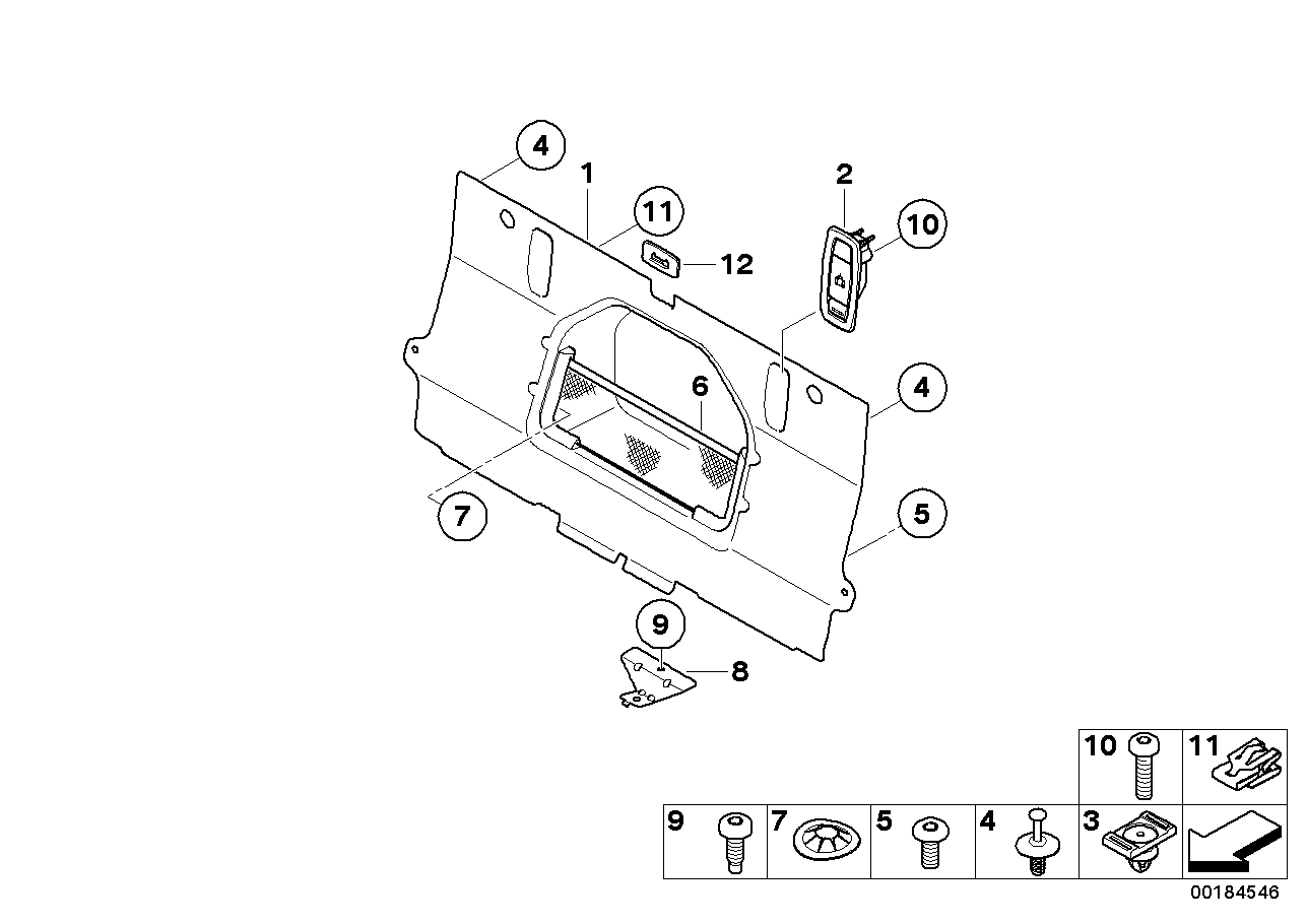 BMW 51479155238 Hook