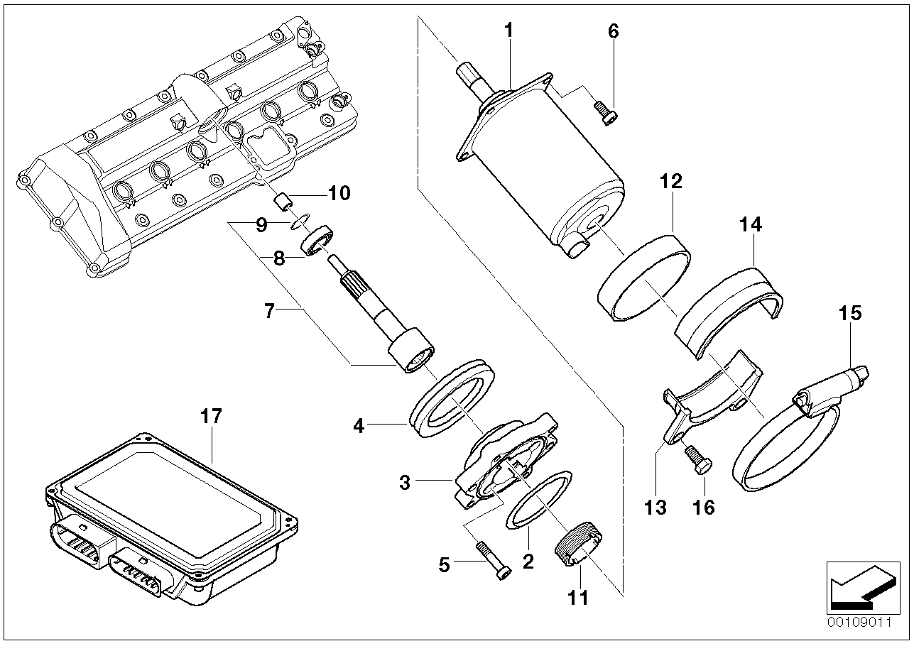 BMW 11377518289 Support, Bottom