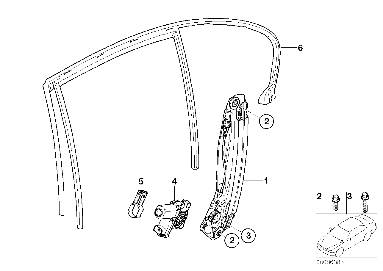 BMW 51357046523 Clamping Bracket Left