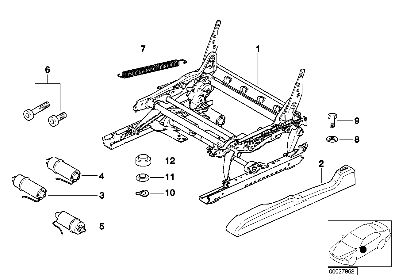 BMW 61127162733 Adapter Lead, Memory