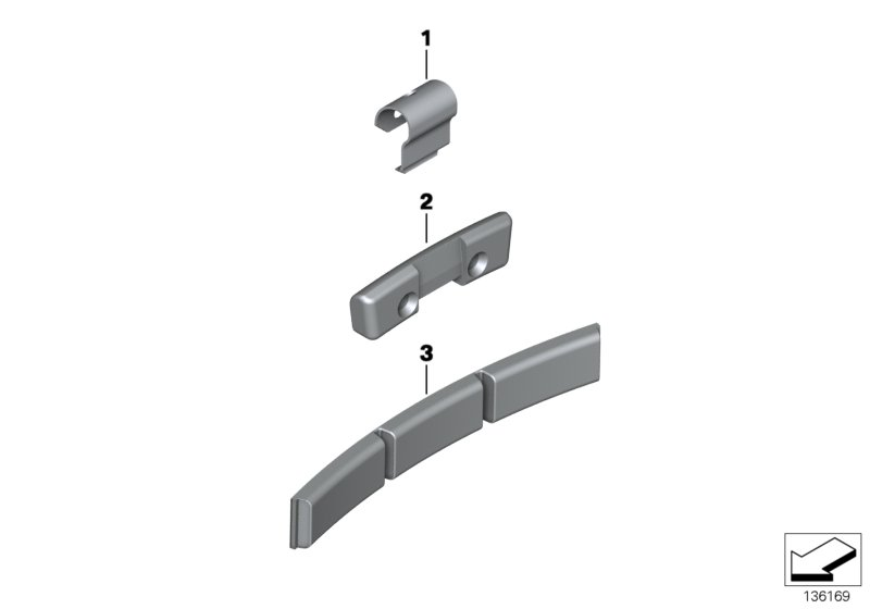 BMW 36116766311 Clip