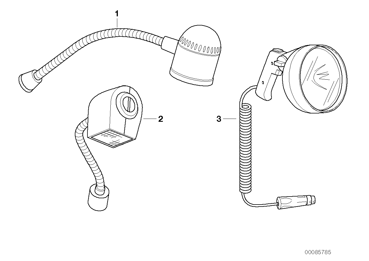 BMW 82110008736 Search Lamp