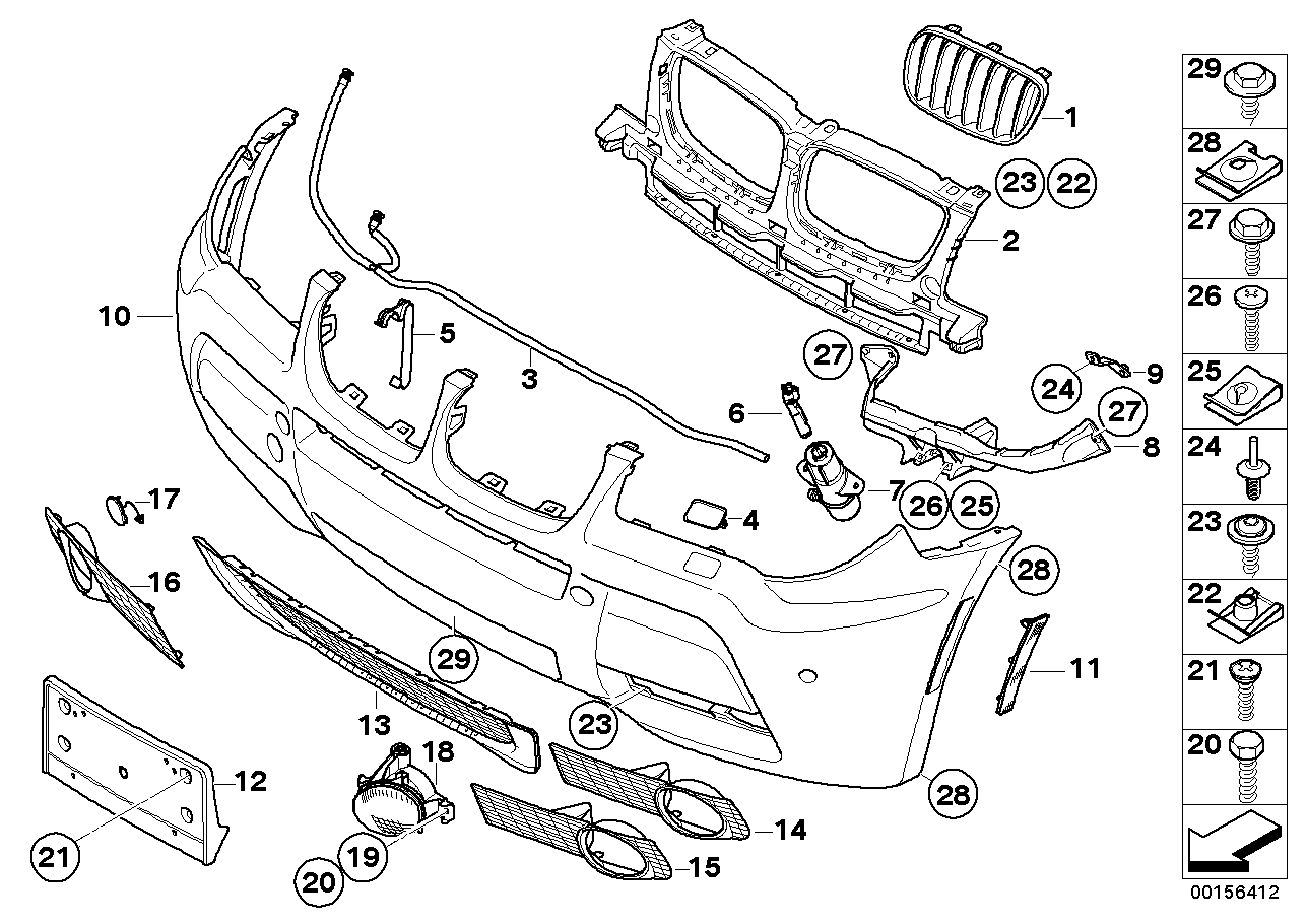 BMW 07143442766 Blind Rivet