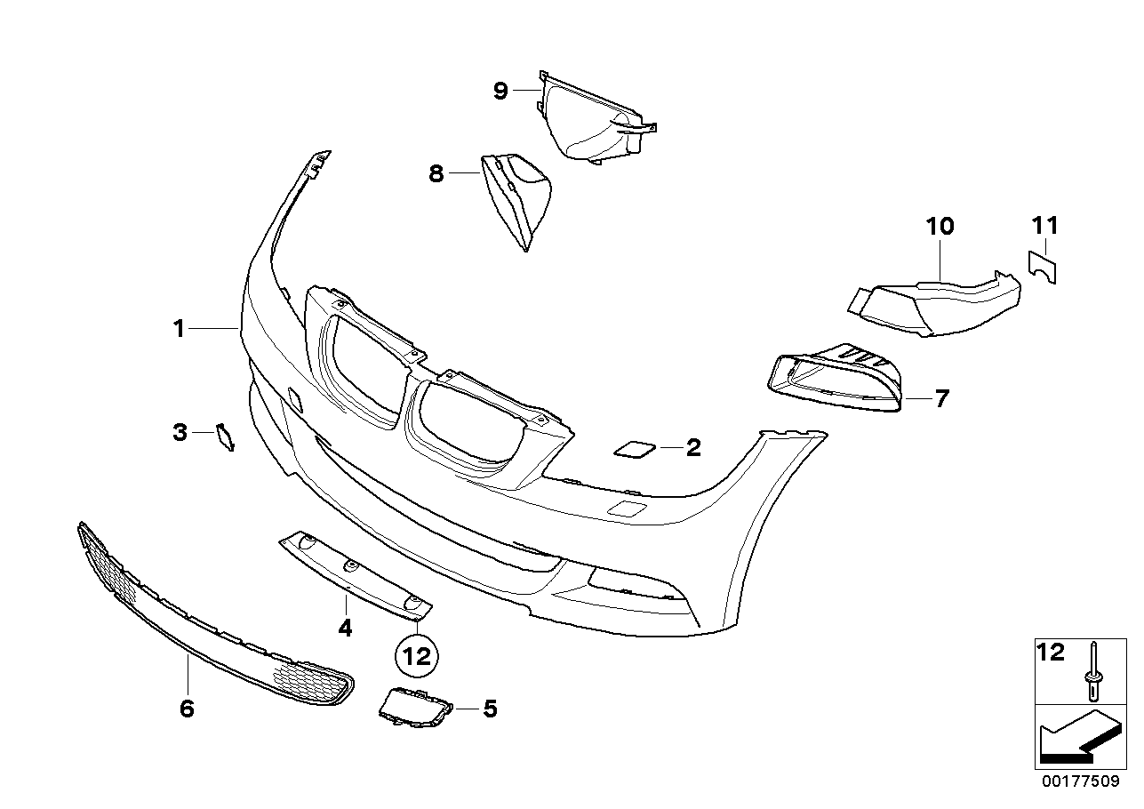 BMW 51132152531 Trim, Air Duct, Brake