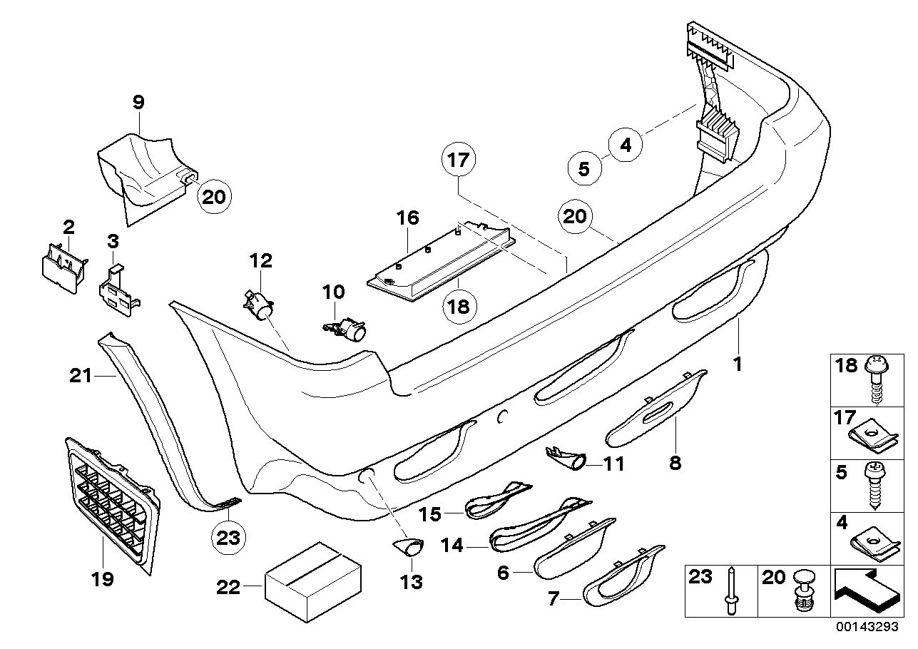 BMW 51127037881 Blind Rivet