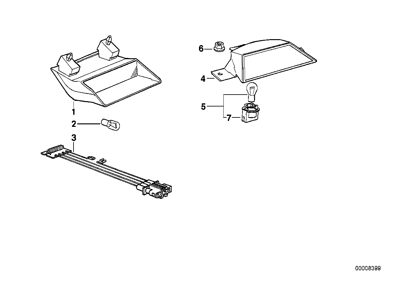 BMW 63251385187 Stoplamp