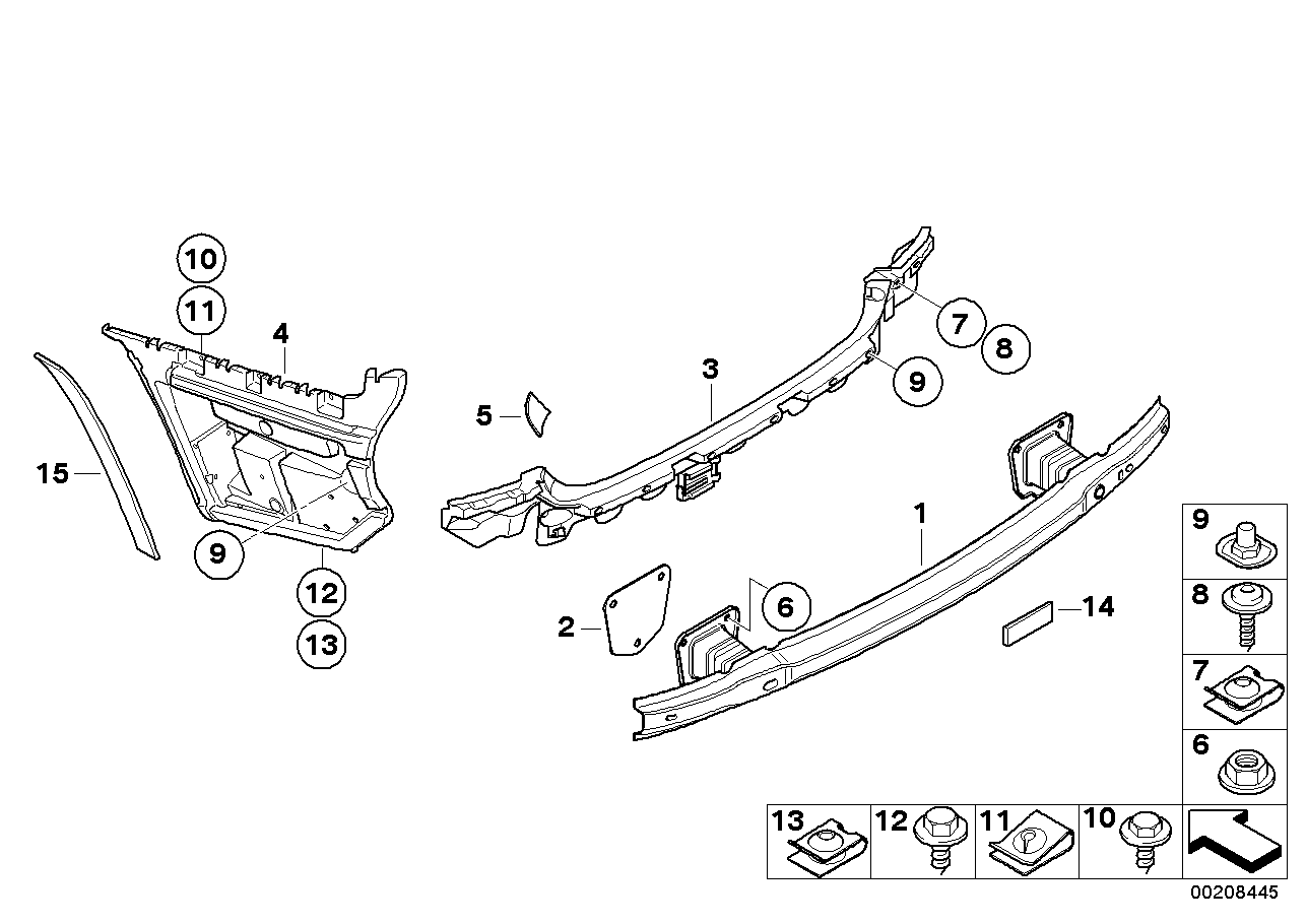 BMW 51129123785 Sealing Strip