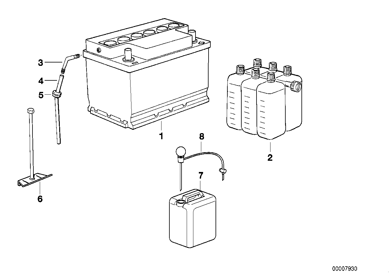 BMW 61218380280 Battery Holder