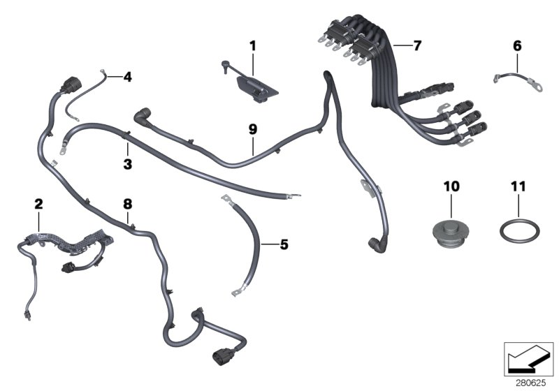 BMW 12517590291 High-Voltage Interlock Loop