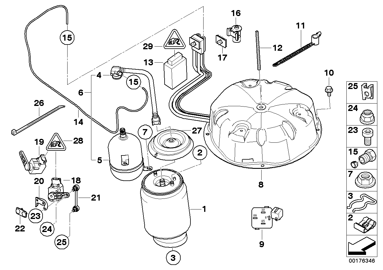 BMW 61136913626 Universal Socket Housing Uncoded