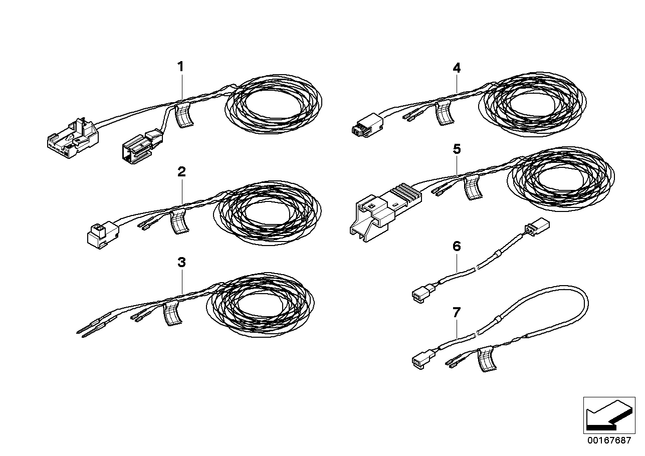 BMW 61126929839 Repair Cable, Belt Tensioner