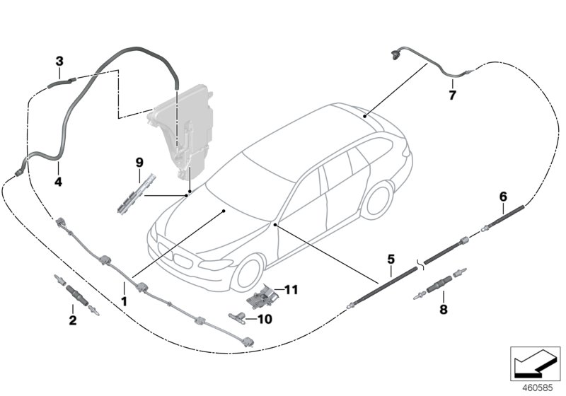 BMW 61138366275 Universal Pin Terminal Uncoded