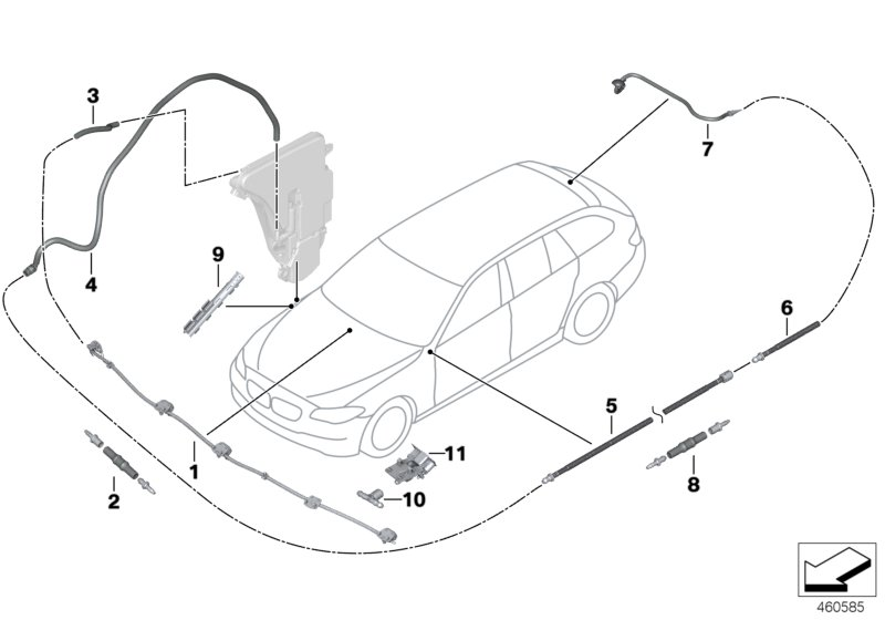 BMW 61138365349 Dummy Grommet