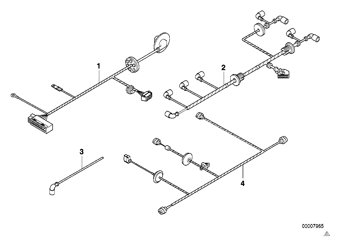 BMW 61128367345 Wiring Set Trailer Coupling