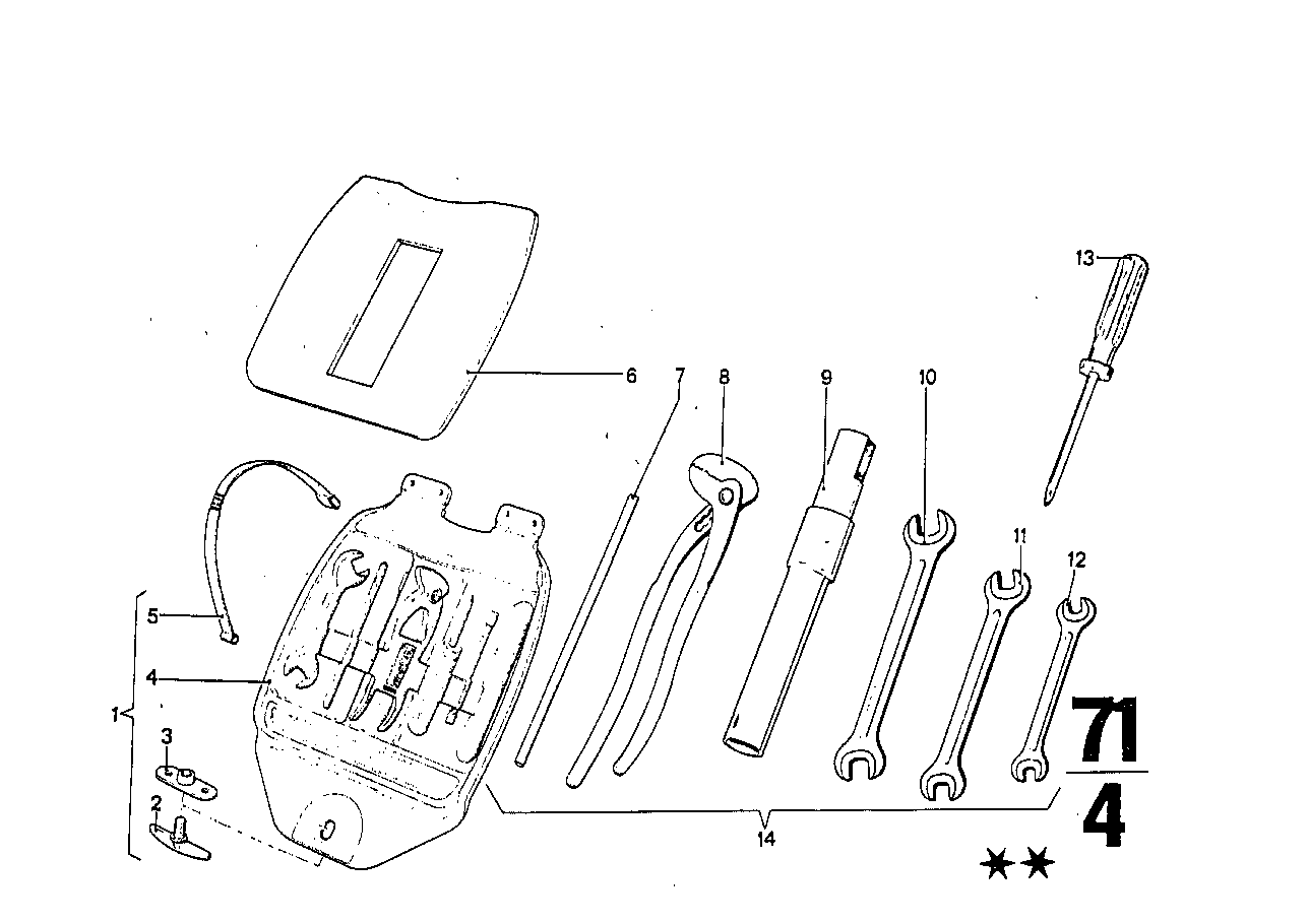 BMW 71111112444 Tool Box