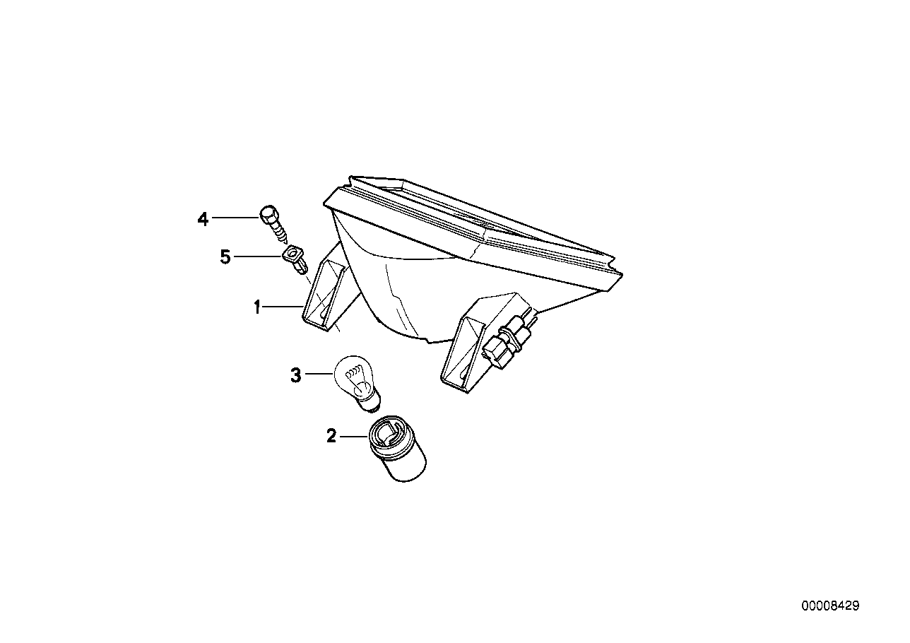 BMW 63251383186 Stoplamp