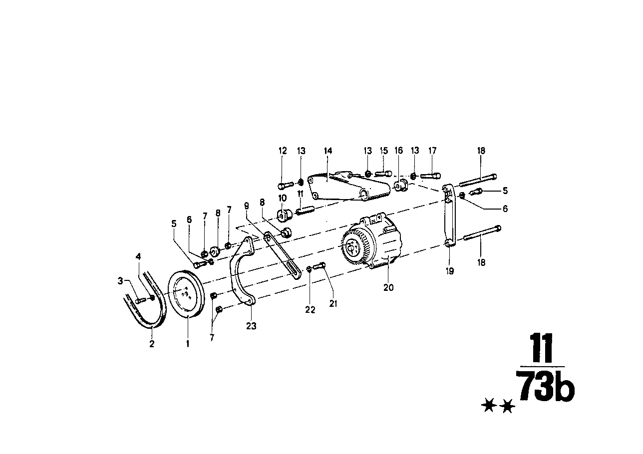 BMW 11721260098 Bracket, Front