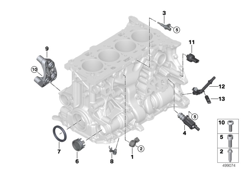 BMW 11118519508 Adapter Plate