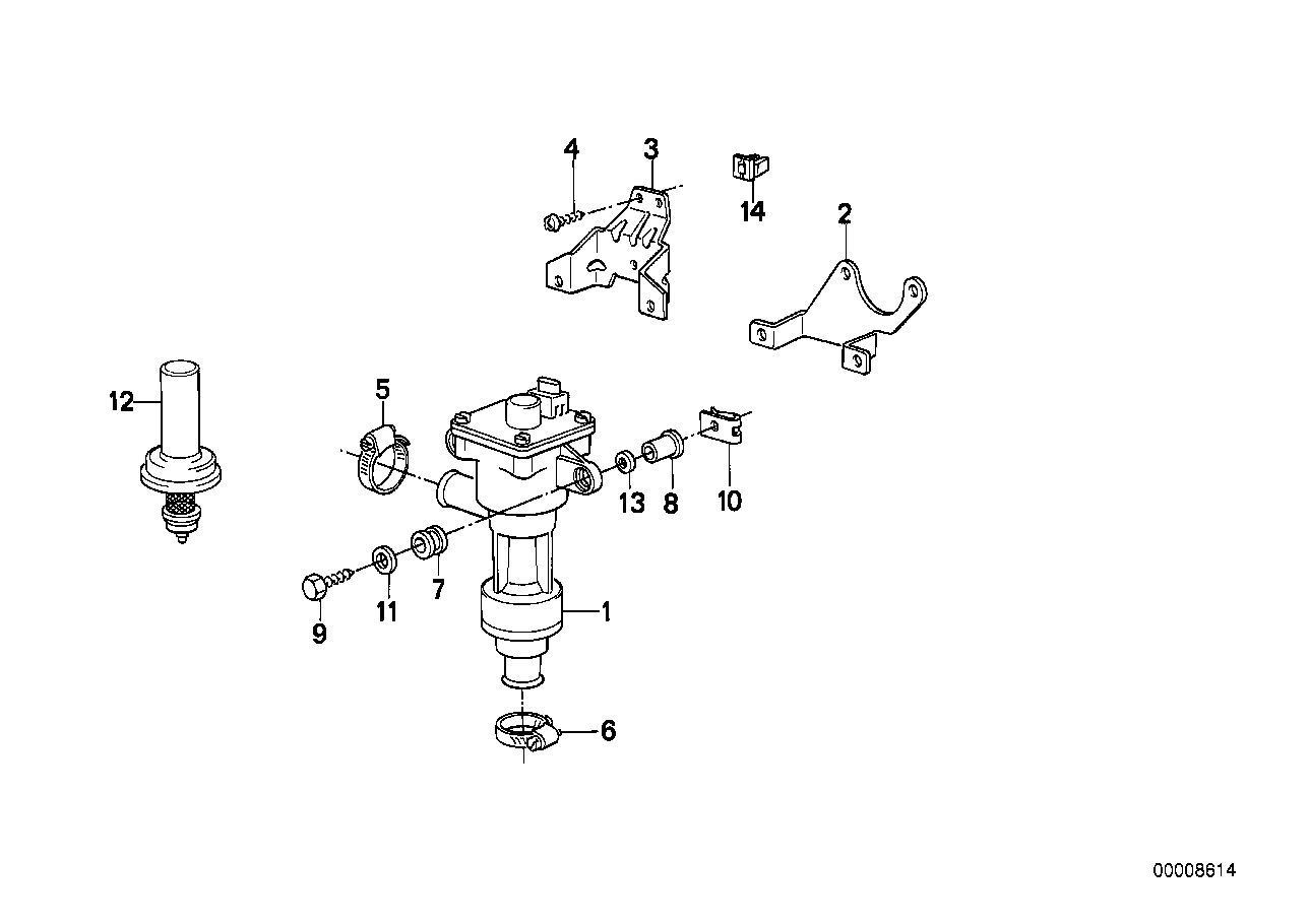 BMW 41131886283 Holder