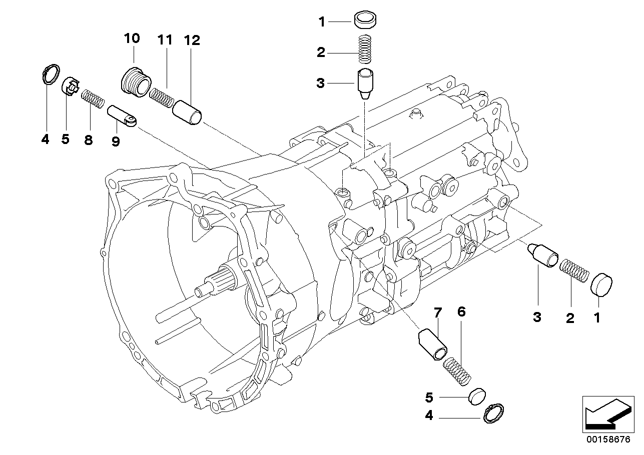 BMW 23217634222 CONNECTOR