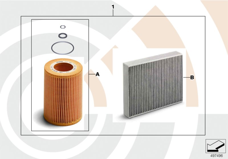 88002463060 BMW INSPECTION KIT I VALUE LINE
