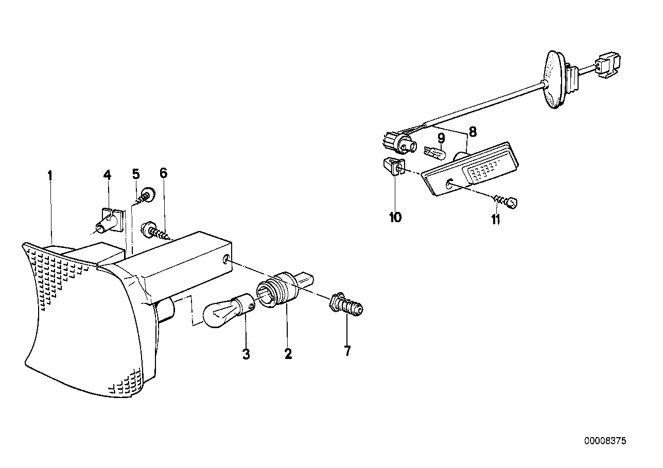 BMW 63131384033 Left Turn Indicator