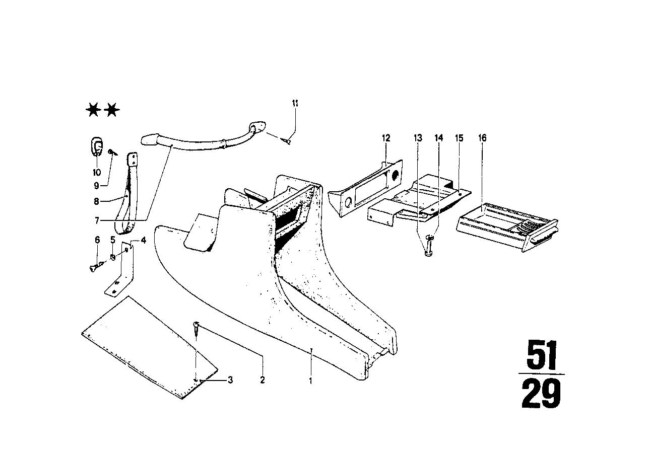 BMW 51161808634 Bracket