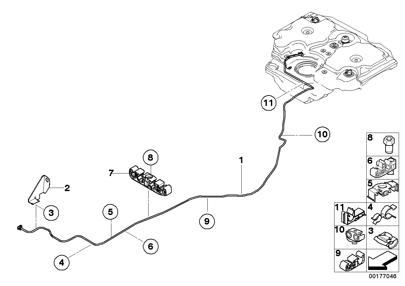 BMW 16197204755 Metering Line