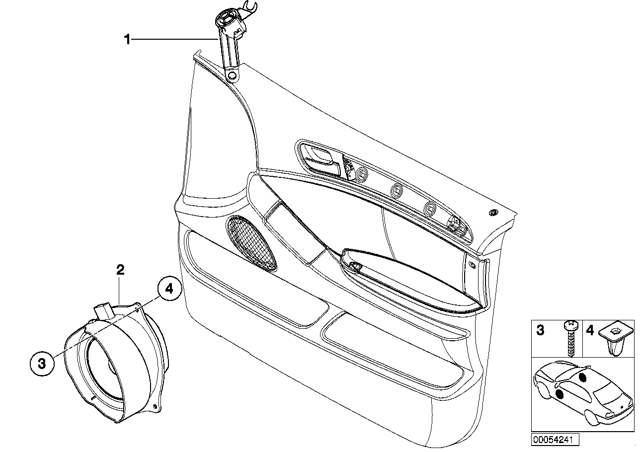 65138383801 BMW Loudspeaker Hifi Left