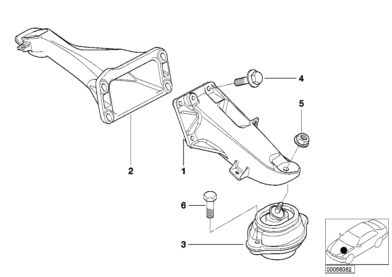 BMW 07119904136 Hex Bolt With Washer