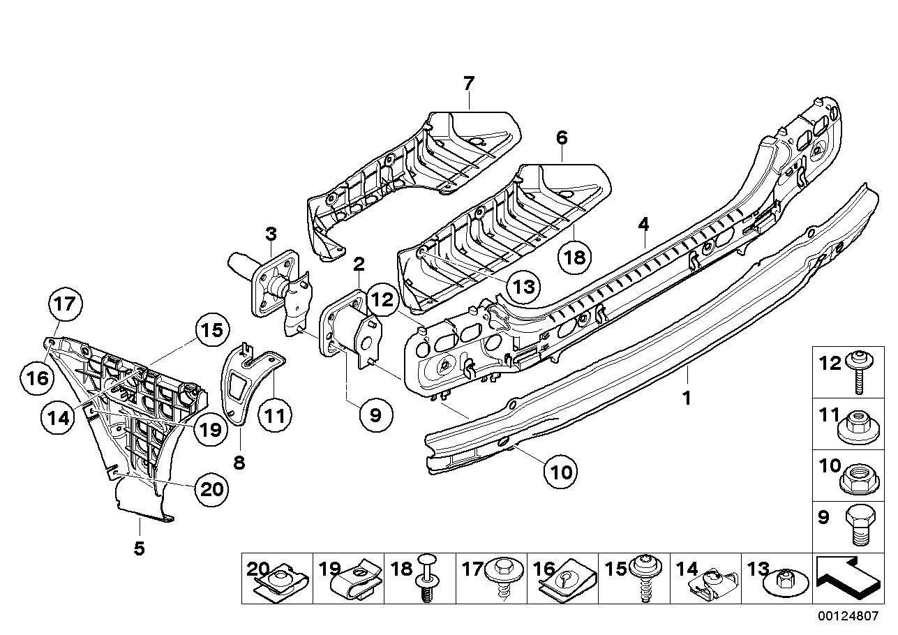 BMW 51127063433 Shock Absorber, Rear Left