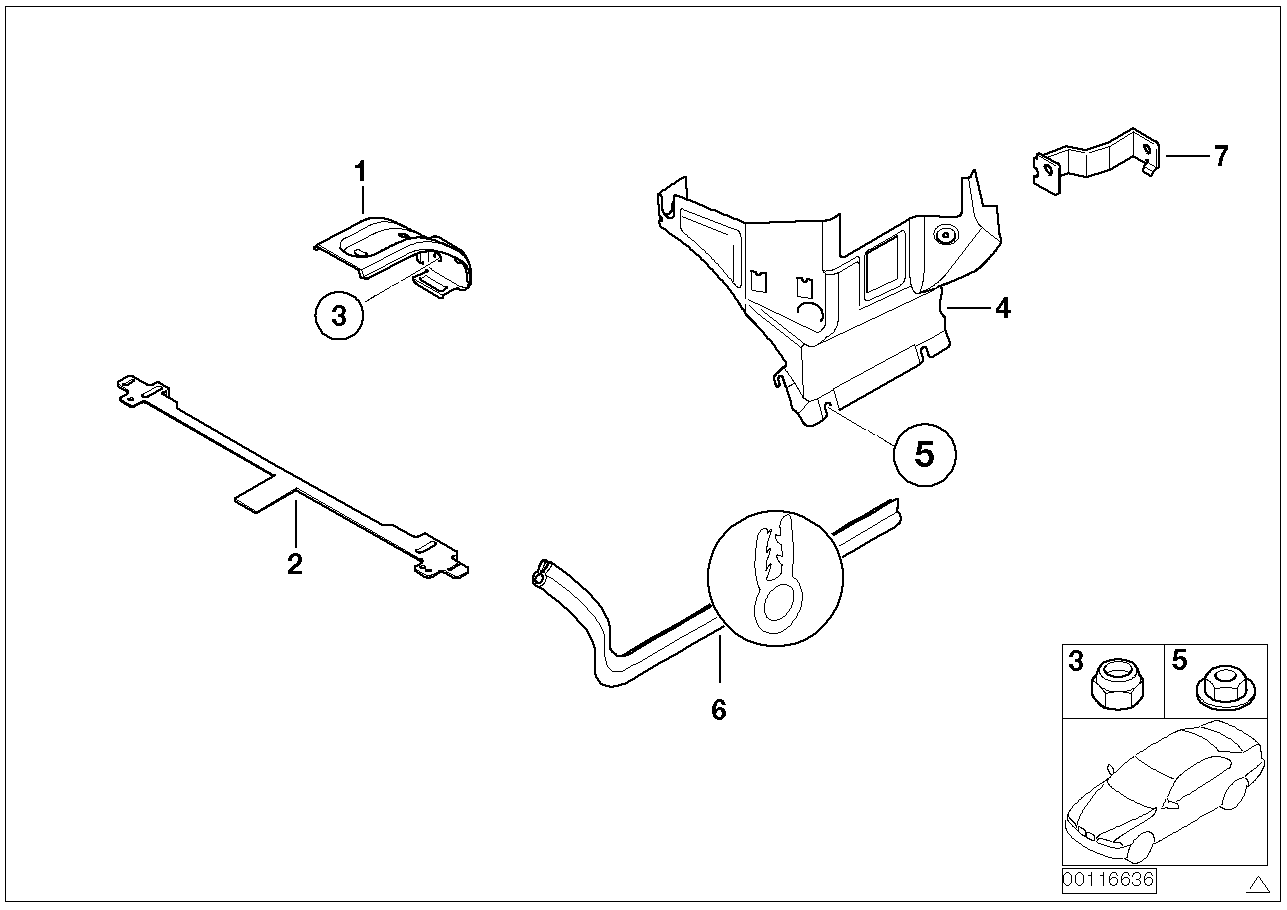 BMW 12521710854 Bracket