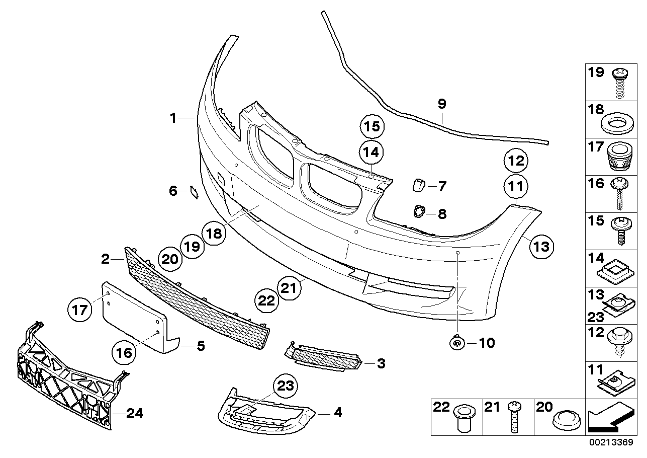 BMW 51117182375 DRILLING TEMPLATE, LICENCE P