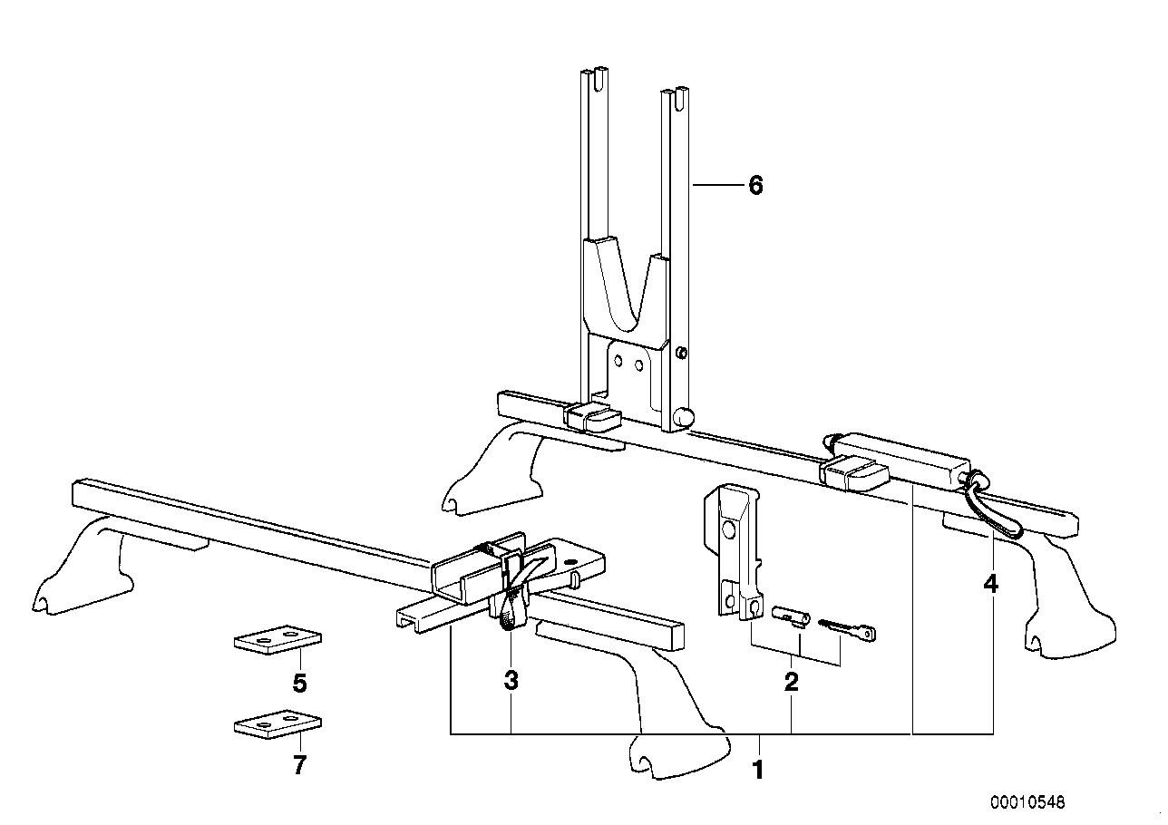 BMW 82710152991 Base Support System