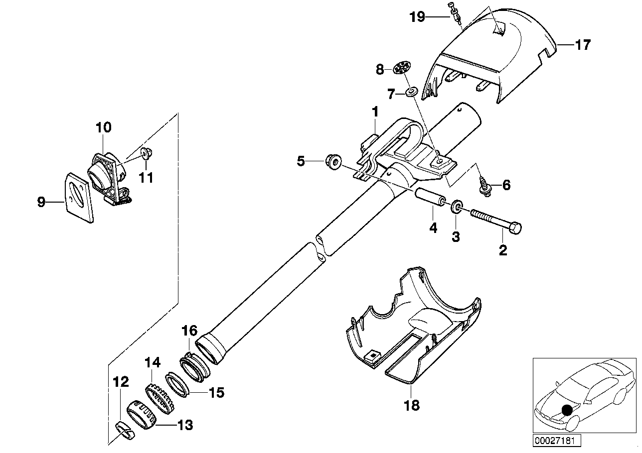 BMW 32301096627 Washer