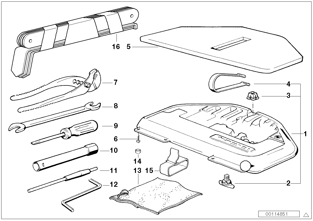 BMW 71111179892 Tool Box