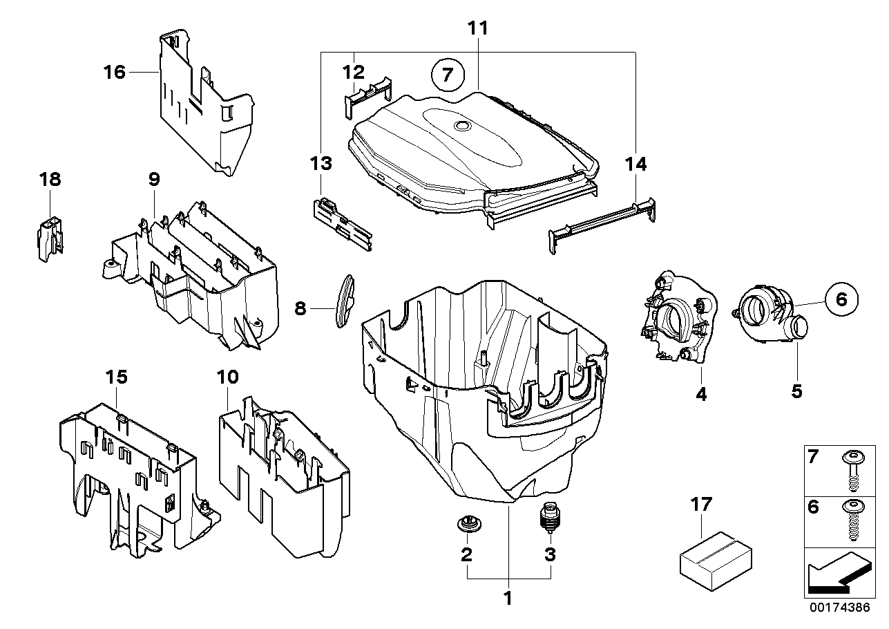 BMW 12907528934 Lock Lever