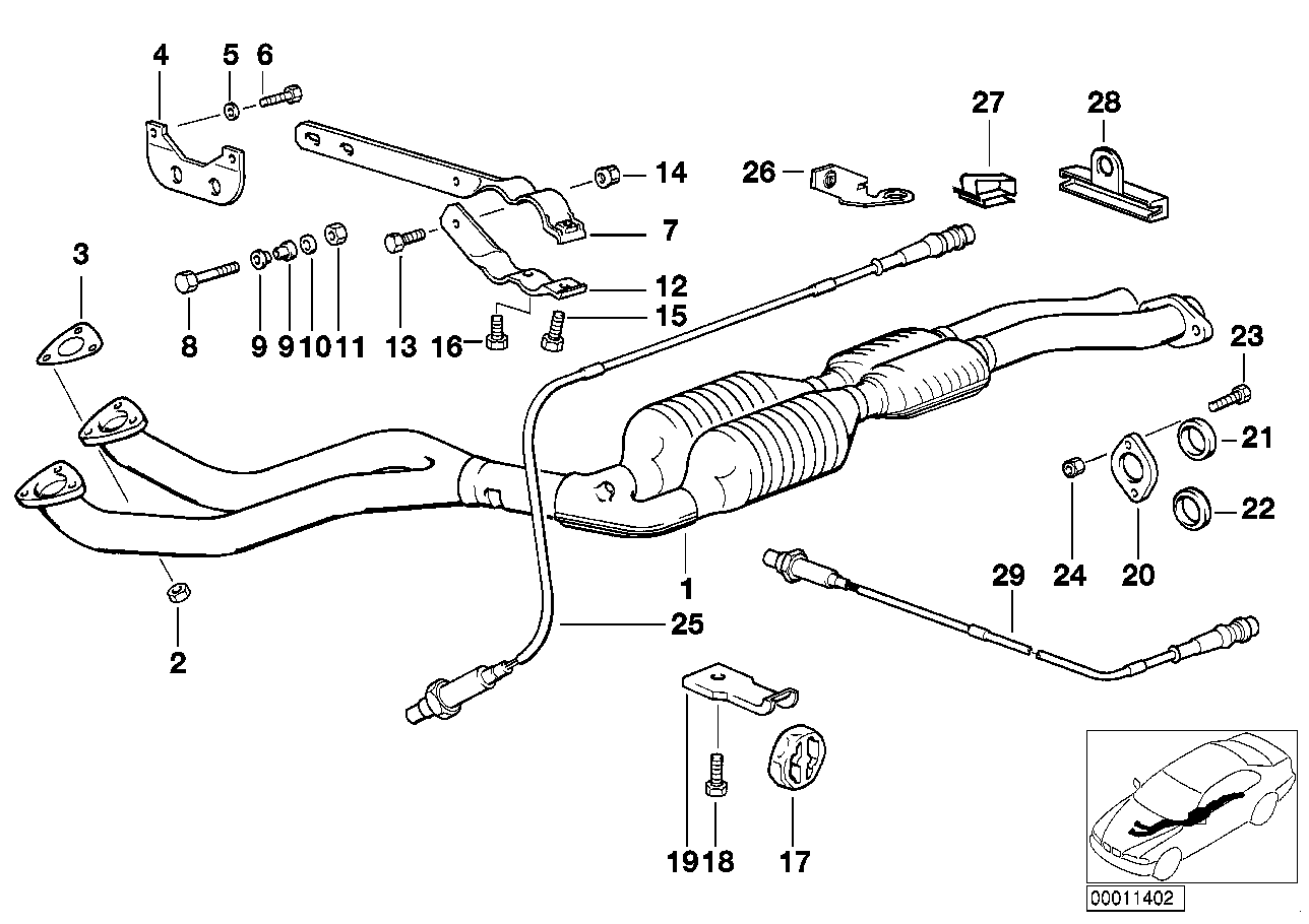 BMW 18311728237 Clamp