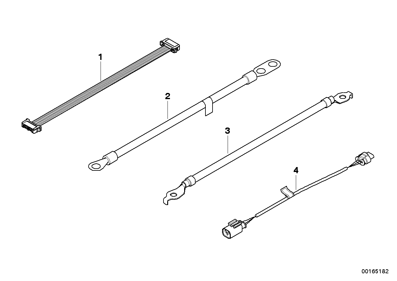 BMW 61123412531 Light Switch Wiring Set