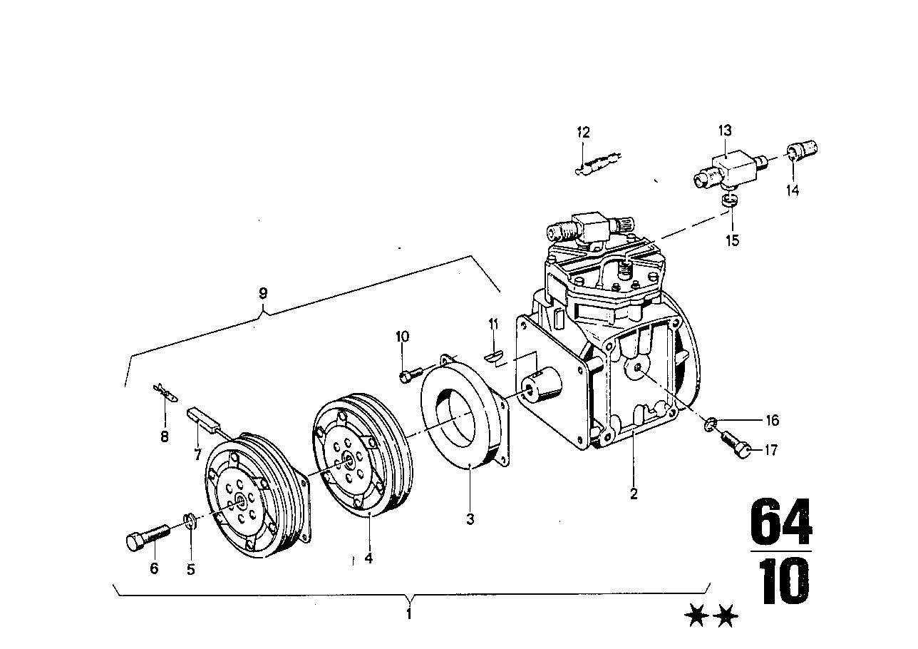 BMW 64521356613 Valve