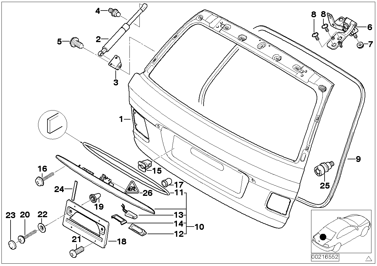 BMW 61138353746 Cable Connector