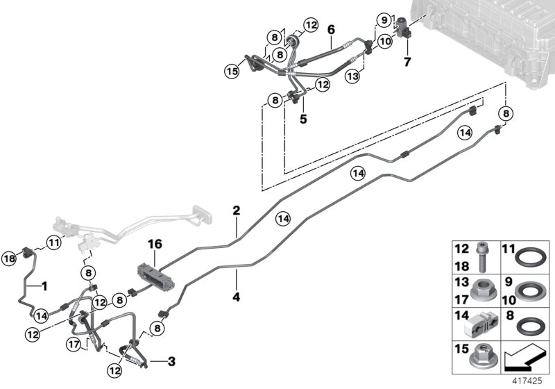 BMW 64509268482 Double Pipe 2