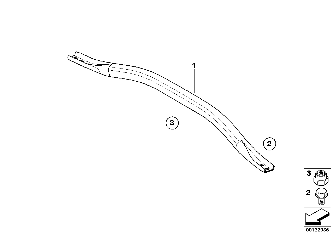 BMW 51713411991 Strut Brace