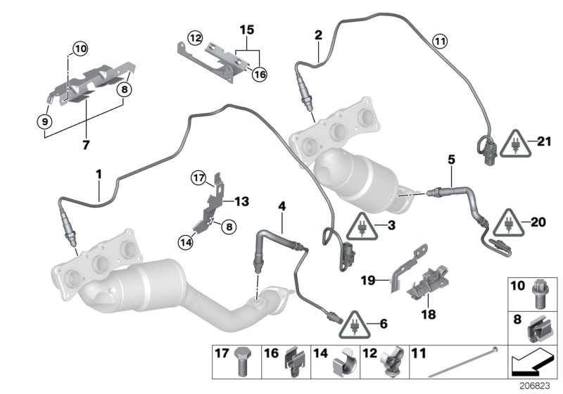 BMW 12521740486 Plug Terminal Lambda Probe