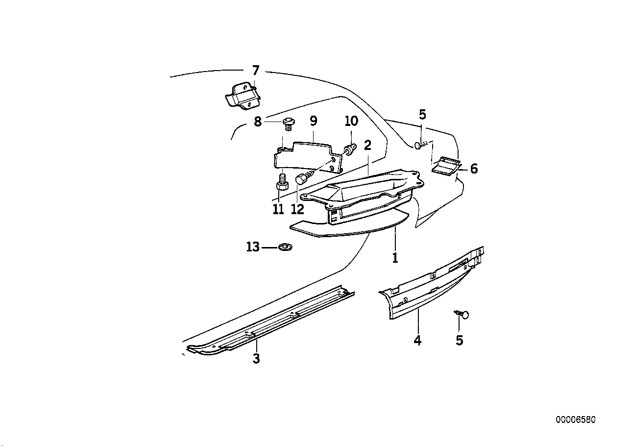 BMW 63311381825 Heat Insulation, Left