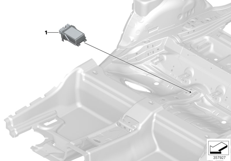 BMW 61357427905 Control Unit, Neck Warmer