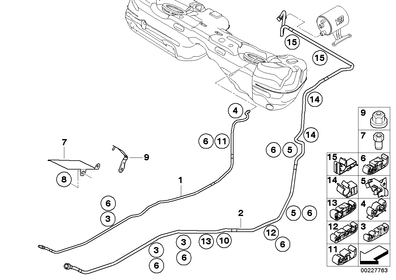 BMW 16137307120 Scavenge Air Line