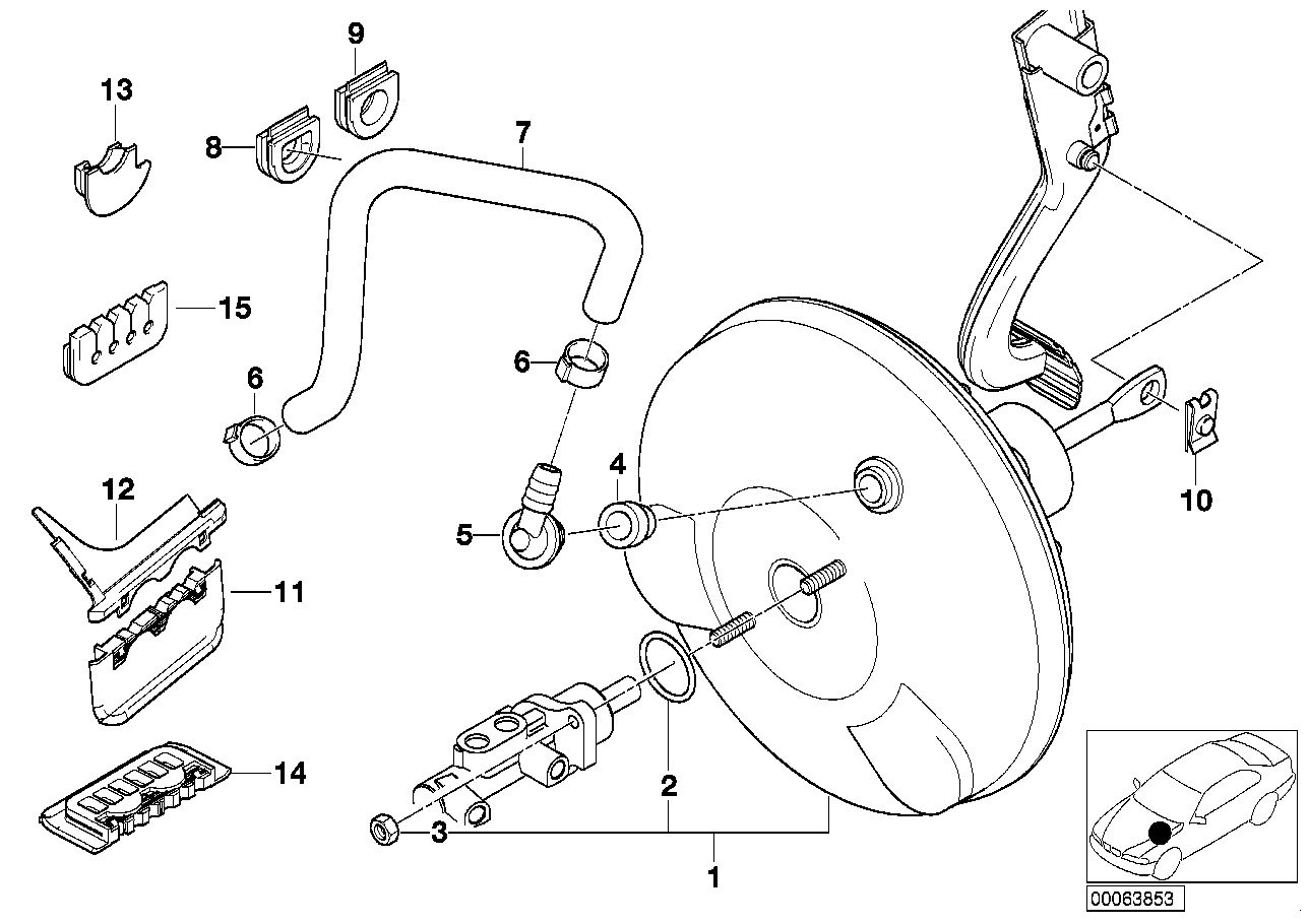 BMW 34336751108 Hose Elbow