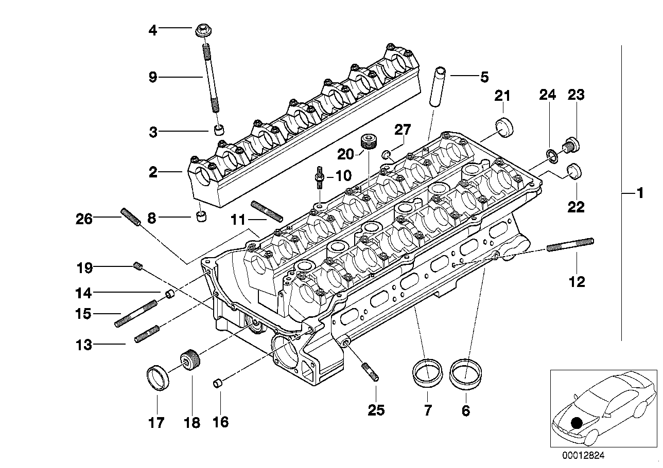 BMW 11121427918 Stud Bolt