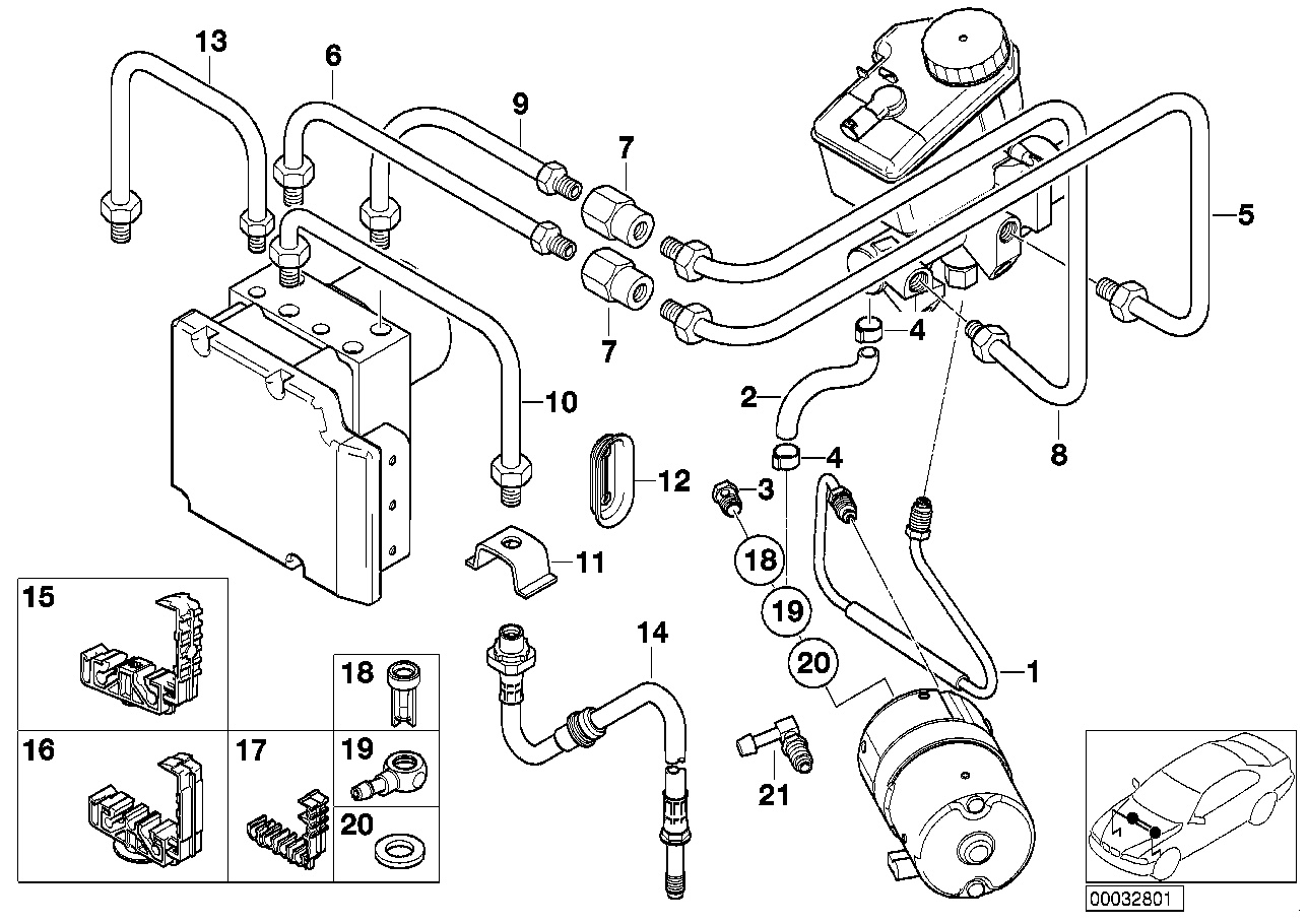 BMW 34326754945 Pipe